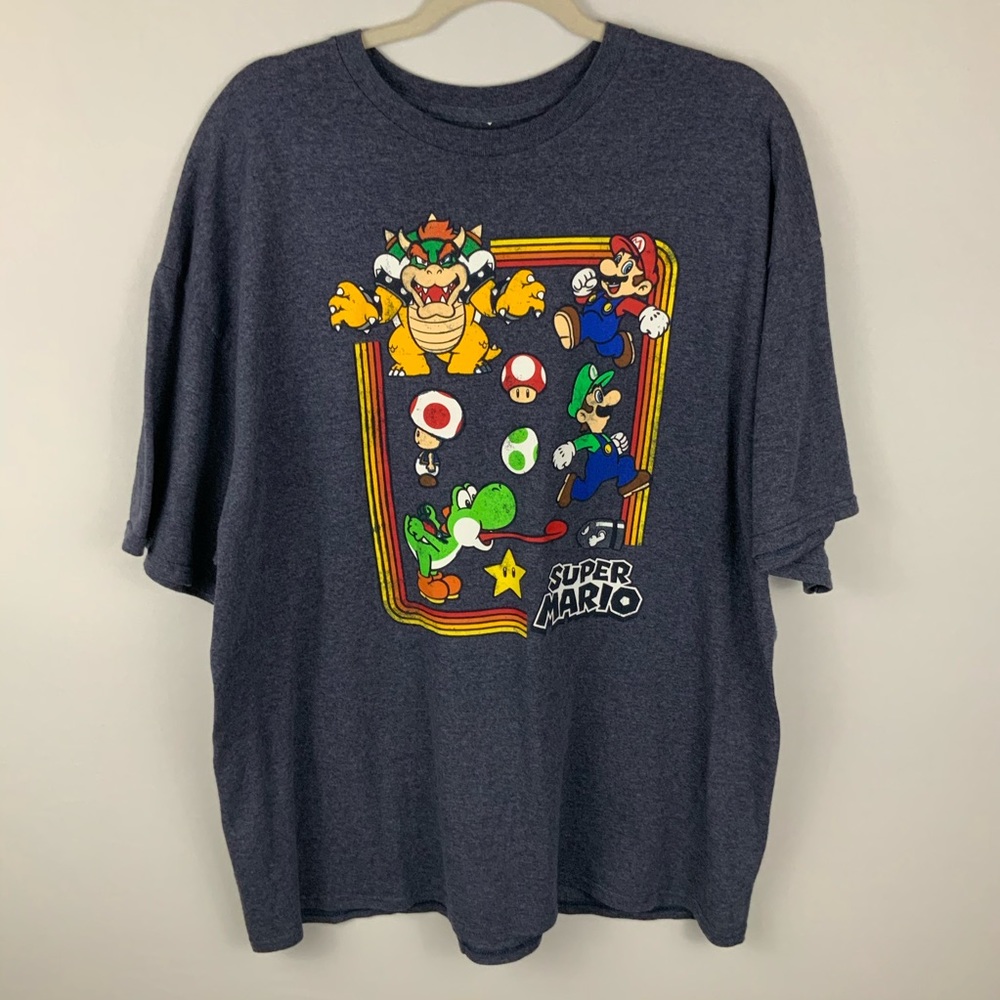 Super Mario Bros Graphic Tee Size 2XL
